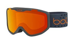 bollé - ROCKET PLUS Dark Grey & Orange Matte - Sunrise Cat 2, Ski Goggles, Medium, Unisex Kids