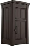 Keter Delivery Box for Porch with Lockable Secure Storage Compartment to Keep Packages Safe, One Size, Brown