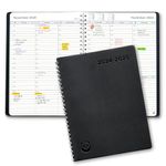 Academic Diary 2024-2025 by Smart Panda - A5 Diary, Week to View - Softcover, 30 Minute Intervals Teacher Planner, Mid Year Work and Appointment Diary, July 2024 to August 2025