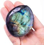 Labradorite Palm Stone Crystal - Na