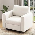 ELUCHANG Oversized Accent Chair wit