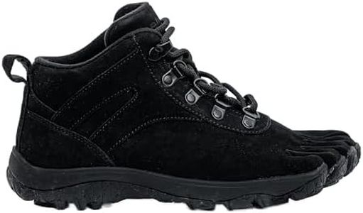 Peluva Aspen Winter Boot | Women’s Five Toe Zero Drop Barefoot Hiking Boots | Winter Ready Warm Fleece Liner, Full Grain Leather & Rugged Traction Outsole