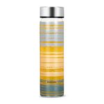 Borosil Artisan Series Glance 550ml Wide Mouth Glass Bottle with Metal Lid | 100% Borosilicate, Fridge Safe, Leakproof, Easy to Carry | Store Water, Lassi, Juice, Smoothies | Dishwasher Safe