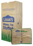 Lowe's H&PC-75419 (25 Count) 30 Gallon Heavy Duty Brown Paper Lawn and Refuse Bags for Home, Original Version
