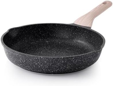 Kordisen Nonstick Frying Pan Skillet, 28 cm Granite Cooking Pan Nonstick, Healthy and Non Toxic, Induction Compatible, PFOA Free