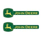 Moor John Sticker Deere Premium Vinyl Decal 2pack (Fade Resistant, 11.5inch X 3inch)for Farm Equipment, Cars/Trucks /Motorcycles/Walls/Windows