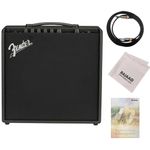 Fender Mustang LT50 230V Combo Guitar Amplifier with Cable & Polishing Cloth