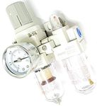 1/2" inch Filter Regulator and Lubricator (FRL Unit White Colour)