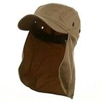 Flap Hat (03)-Khaki one size W15S46