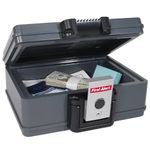 First Alert 2011FA 0.17-Cubic Feet Fire Chest Gray