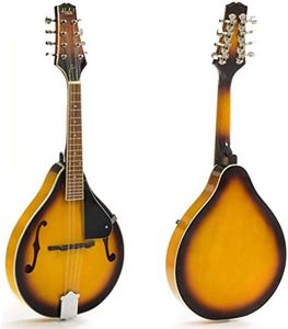 Hola! Music A Style Mandolin Instrument with Adjustable Truss-Rod Model HM-3TS, Glossy Sunburst Finish