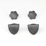 Football Visor Clips Football Visor Helmet Clips - Universal Fit (1 Pair) (black01)