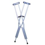 KENKO i-22 Height Adjustable 2Pcs Ultralight Underarm Crutch Axillary Walking Stick -Length 114-136CM…Copy 2