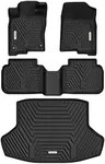 YITAMOTOR Floor Mats Fit for 2022-2025 Honda Civic Sedan Only(Not for Hatchback), TPE All Weather Floor Liners, 1st & 2nd Row & Trunk Mat Set