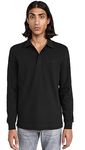 Lacoste Men's Long Sleeve Paris Polo Shirt, Black, Large