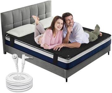 MATFORTH Grounding Mat for Bed,Grounding Mattress Cove for Improve Sleep Breathable Grounding Mats Plus Grounding 15th Cord Grounding Sheets for Better Sleep（54x78 inch）
