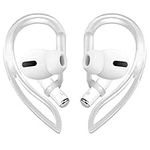 Ear Hooks Compatible with AirPods Pro [Multi-Dimensional Adjustable] Accessories Compatible with Apple AirPods 3 2 1 Gen(Transparent)