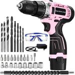 GardenJoy Cordless Power Drill Set: