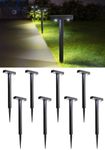 ROSHWEY Solar Pathway Lights, 8 Pac