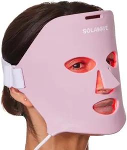 Solawave Red Light Therapy Mask for Face | Red & Near-Infrared Led Light Device | Reduces Appearance of Fine Lines & Wrinkles | Improves Firmness, Elasticity, & Texture | 10-Min Anti-Aging Treatment