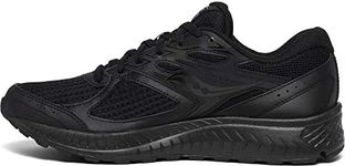 Saucony Women's Cohesion 13 Running Shoe, Black, 6 M US