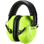 ProCase Ear Defenders Adults, SNR 34dB Noise Cancelling Headphones for Kids Hearing Protection Earmuffs, Sound Blocking Ear Muffs for Autism Shooting Construction Mowing -Neonyellow
