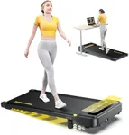 Walking Pad with Incline, Under Desk Treadmill, Portable Treadmills for Home/Office, 2.5HP Walking Jogging Running Machine 300 lbs Capacity with LED Display, Remote Control/App Control