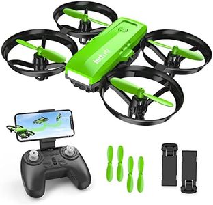 tech rc Drohne mit Kamera Drohne für Kinder 720P HD Dual Kamera Dual Akku Quadkopter Ferngesteuerte Drohnen 2 Akku Quadrocopter FPV RC Drone APP WLAN Live Übertragung Geschenk für Junge Mädchen