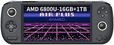 Zestioe AYANEO Air Plus (AMD R7-6800U)- 6 Inches Handheld PC Game Console Win 11 Laptop Touch Screen Video Game Console, CPU AMD Ryzen 7 6800U Processor Tablet PC (Black, 16GB+1TB)