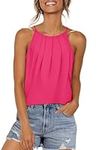 WIHOLL Pink Tops for Woman Halter P