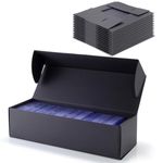 Trading Card Storage Box for Toploader - [12 Pack], Top Loaders Baseball Hobby Card Holder Cases for Sports Cards, Game Playing Card Boxes for 800 Cards, 200 Toploaders, and 50 One Touch