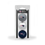 Team Golf 31705: New England Patriots 3 Golf Ball Pack