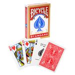 Toyland Bicycle Red Deck Poker Size Index Playing Cards (Multicolour)