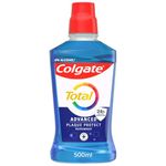 Colgate Total Peppermint Blast Mouthwash with CPC ,500 ml (Pack of 1), Protects against germs for 24hrs*