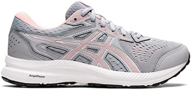 ASICS Women's Gel-Contend 8 Running Shoes, 7, Piedmont Grey/Frosted Rose