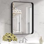 LOAAO Black Metal Framed Bathroom M