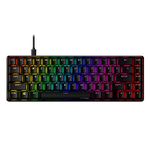 HyperX Alloy Origins 65 - Mechanical Gaming Keyboard - Compact 65percent Form Factor - Linear Red Switch - Double Shot PBT Keycaps - RGB LED Backlit - NGENUITY Software Compatible, Black