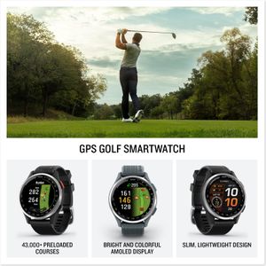 Garmin Approach S44 Golf GPS Watch – Lightweight, Touchscreen