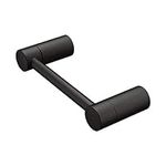 Matte Black Pivot Toilet Paper Holder for Bathroom, Wall Mount Toilet Roll Dispenser