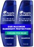 Head & Shoulders Anti-Dandruff Shampoo with 1% Selenium Sulfide, Clinical Strength Intensive Itch Relief Twin Pack, Seborrheic Dermatitis Relief, Itch Relief, 13.5 Fl Oz Each