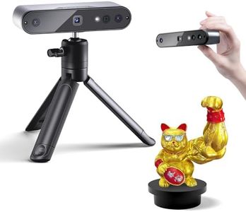 Revopoint INSPIRE 3D-Scanner für 3D-Druck handgeführter, tragbarer 3D-Scanner mit bis zu 18 FPS Scangeschwindigkeit, 0,2 mm Genauigkeit, vollfarbiges 3D-Scannen Kompatibel mit Android/iOS/Mac/Win