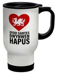 Shopagift Welsh Dragon Valentines Dydd Santes Dwynwen Hapus Travel Mug Gift Cup