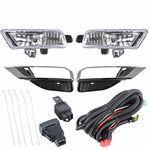 GXYWADY Fog Lights Lamps+Wiring Kit & Switch Set Replacement for Honda CRV CR-V 2015-2016