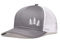 44N, Snapback Trucker Hat, Tree, Gr