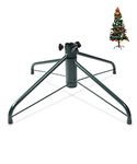 Elfjoy Christmas Tree Stand 25.6 inches Iron Metal Bracket Rubber Pad with Thumb Screw (65cm)