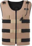 COMPCOOLER Univest ICE Water Self-Contained Cooling System includes Tubing-Lined Vest and Integral Backpack(XS/S,Beige)