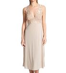 Natori womensU73050Zen Floral Sleeveless Gown Sleeveless Nightgown - Gray - Small