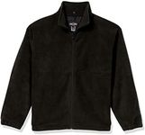 TRU-SPEC Men's Polar Fleece Jacket, Black, Medium Regular