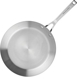 KitchenAid 10-Piece Stainless Steel Induction Cookware Set – Nonstick Grill Pan, Dishwasher Safe