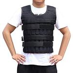 Weighted Vest 15kg/33LB Fully Adjustable Weight Jacket Body Weight Vest Waistcoat for Men Women Calisthenics Strength Training Workout Weight Loss Walking Boxing Running Gym